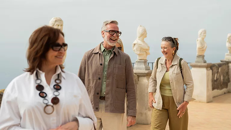 Guests enjoying their time on the Amalfi Coast.