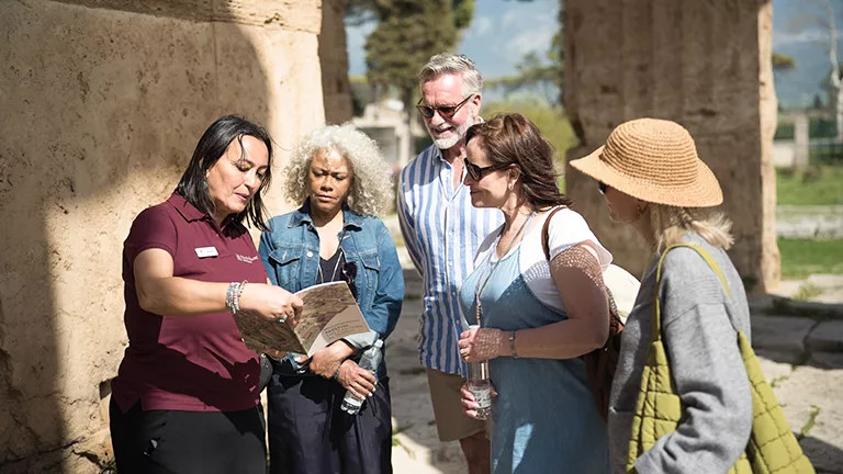 Guests being guided by an expert Tour Leader.