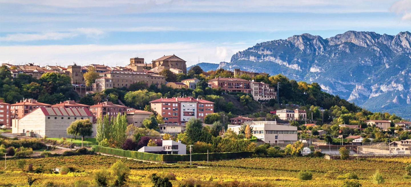 An arial view over Spain.