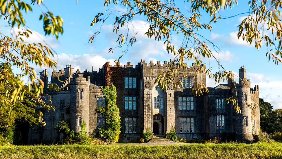 A landscape view of Birr Castle Demesne in County Offaly.